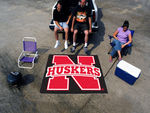 Nebraska Tailgater Rug 60""72""