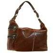 Women's Brown/Dark Brown Shoulder Satchel