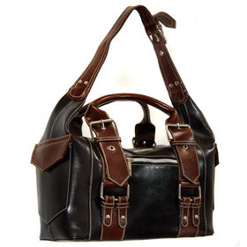 Women's Black/Brown Shoulder Satchelwomens 