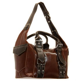 Women's Brown/Dark Brown Shoulder Satchelwomens 