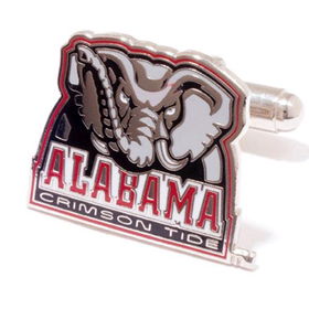 Alabama Crimson Tide NCAA Logo'd Executive Cufflinks w/ Jewelry Boxalabama 