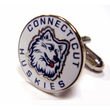 Connecticut Huskies NCAA Logo'd Executive Cufflinks w/ Jewelry Box