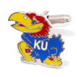 Kansas Jayhawks NCAA Logo'd Executive Cufflinks w/ Jewelry Box