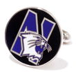 Northwestern Wildcats NCAA Logo'd Executive Cufflinks w/ Jewelry Box