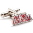 Mississippi Rebels NCAA Logo'd Executive Cufflinks w/ Jewelry Box