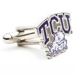 TCU Horned Frog NCAA Logo'd Executive Cufflinks w/ Jewelry Box