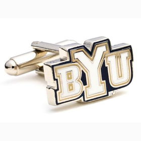 Brigham Young Cougars NCAA Logo'd Executive Cufflinks w/Jewelry Boxbrigham 