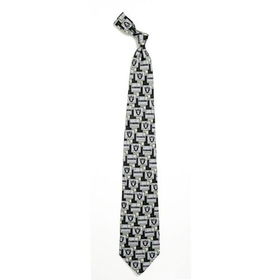 Oakland Raiders NFL Pattern #2" Mens Tie (100% Silk)"oakland 