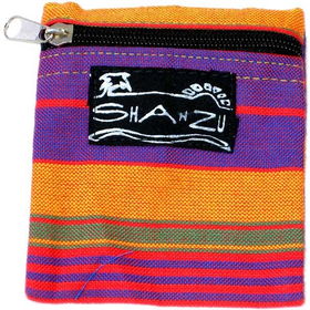 Orange and Purple Shanzu Coin Purse #4orange 