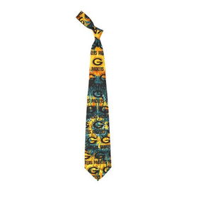 Green Bay Packers NFL Tie Dye" Mens Tie (100% Silk)"green 