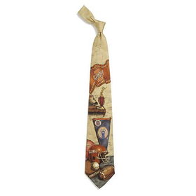 Illinois Fighting Illini NCAA Nostalgia #2 Mens Tie (100% Silk)illinois 