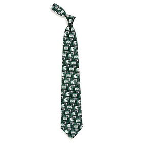 Michigan State Spartans NCAA Pattern #2" Mens Tie (100% Silk)"michigan 