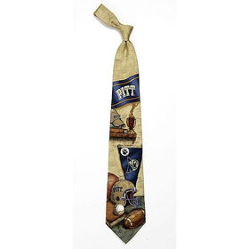 Pittsburgh Panthers NCAA Nostalgia #2 Mens Tie (100% Silk)pittsburgh 