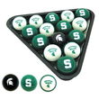 Michigan State Spartans Officially Licensed Billiard Balls