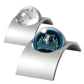 Minnesota Timberwolves NBA Spinning Desk Clockminnesota 