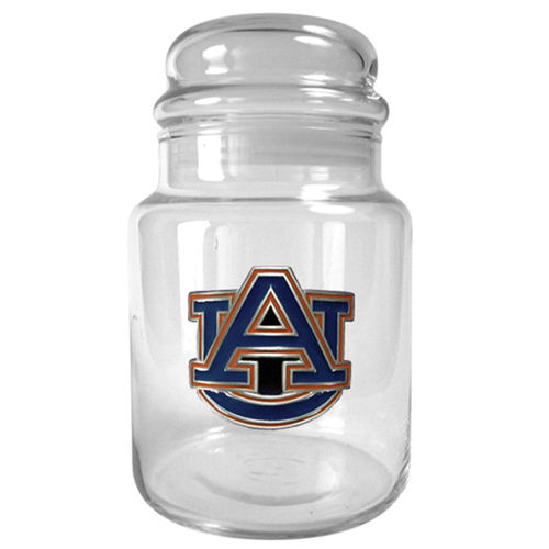 Auburn Tigers NCAA 31oz Glass Candy Jar - Primary Logoauburn 