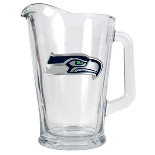 Seattle Seahawks NFL 60oz Glass Pitcher - Primary Logoseattle 