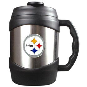 Pittsburgh Steelers NFL 52oz Stainless Steel Macho Travel Mugpittsburgh 