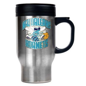 New Orleans Hornets NBA Stainless Steel Travel Mug - Primary Logoorleans 