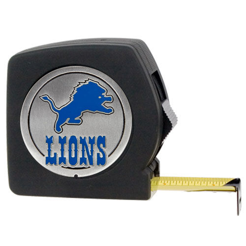 Detroit Lions NFL 25' Black Tape Measuredetroit 