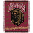 Montana Grizzlies Triple Woven Jacquard NCAA Throw (017 Focus) (48x60")"