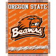 Oregon State Beavers Triple Woven Jacquard NCAA Throw (017 Focus) (48x60")"