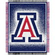 Arizona Wildcats NCAA Triple Woven Jacquard Throw (019 Focus) (48x60")"