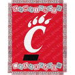 Cincinnati Bearcats NCAA Triple Woven Jacquard Throw (044 Series) (36x46")"