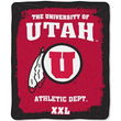 Utah Utes NCAA Property of Micro Raschel Blanket (50x60)