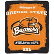 Oregon State Beavers NCAA Property of" Micro Raschel Blanket (50"x60")"