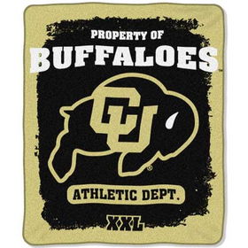 Colorado Golden Buffaloes NCAA Property of Micro Raschel Blanket (50x60)colorado 