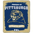 Pittsburgh Panthers NCAA Property of" Micro Raschel Blanket (50"x60")"