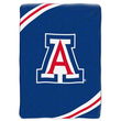 Arizona Wildcats NCAA Royal Plush Raschel Blanket (Force Series) (60x80)