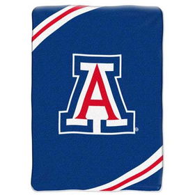 Arizona Wildcats NCAA Royal Plush Raschel Blanket (Force Series) (60x80)arizona 