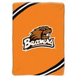 Oregon State Beavers NCAA Royal Plush Raschel Blanket (Force Series) (60x80")"