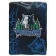 Minnesota Timberwolves NBA Royal Plush Raschel Blanket (Fierce Series) (60x80")"