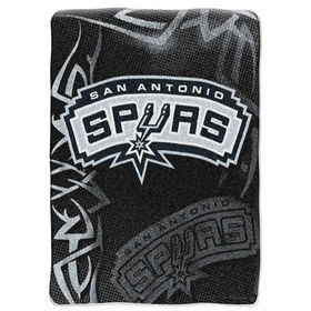 San Antonio Spurs NBA Royal Plush Raschel Blanket (800 Series) (60x80")"san 