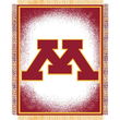 Minnesota Gophers NCAA Triple Woven Jacquard Throw (019 Focus) (48x60")"