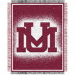 Montana Grizzlies NCAA Triple Woven Jacquard Throw (019 Focus) (48x60")"