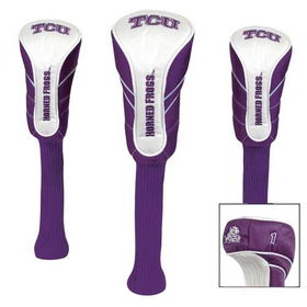 Texas Christian Horned Frogs NCAA Nylon Headcovers (Set of 3)texas 