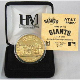 AT&T Park 24KT Gold Commemorative Coinatt 