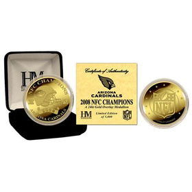 Arizona Cardinals 2008 NFC Champions 24KT Gold Coinarizona 