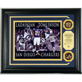 LaDanian Tomlinson Dominance Photo Mint With 2 24Kt Gold Coinsladanian 