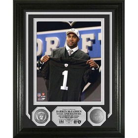 Darren McFadden Draft Day 24KT Gold Coin Photo Mintdarren 