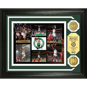 Boston Celtics 24KT Gold Coin Photo Mintboston 