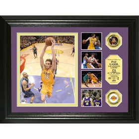 Pau Gasol Highlight Collection 24KT Gold Coin Photo Mintpau 