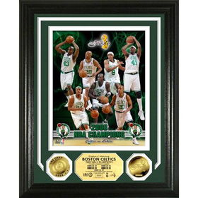 Boston Celtics 2008 NBA Champions 24KT Gold Coin Photo Mintboston 