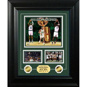 Boston Celtics 2008 NBA Champions Marquee Gold Coin Photo Mintboston 