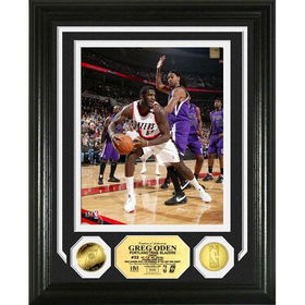 Greg Oden 24KT Gold Coin Photo Mintgreg 