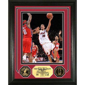 Michael Beasley 24KT Gold Coin Photo Mintmichael 